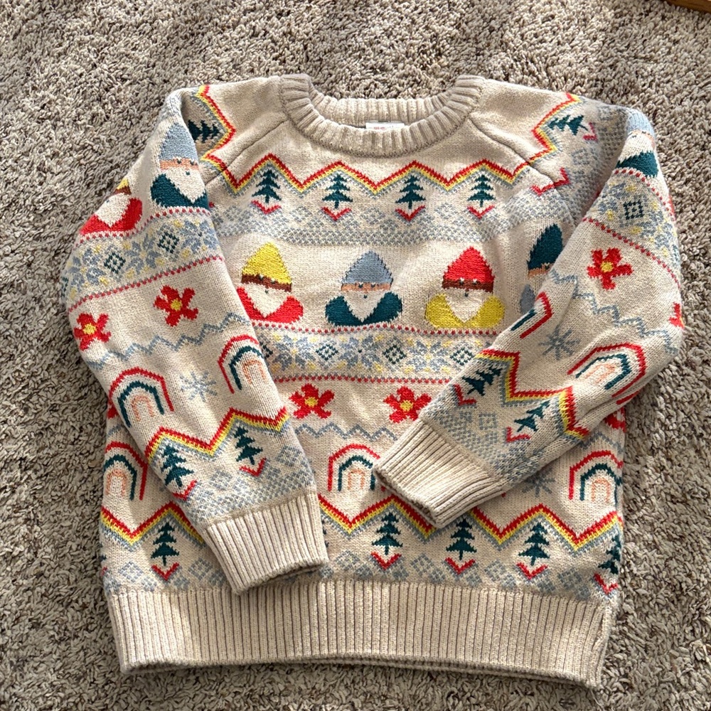 Hanna Andersson Gnome Sweater - NEW